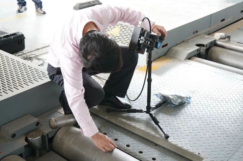 Anche deltok i kalibreringstesten på stedet for EV-sikkerhetsrelatert standard